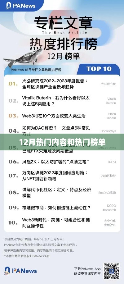 12月热点内容与热门榜单大揭秘