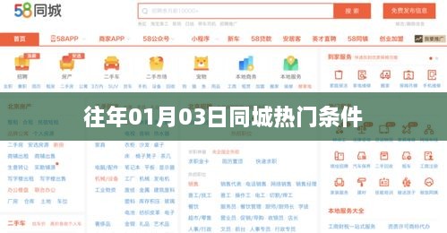 往年1月3日同城热门条件解析