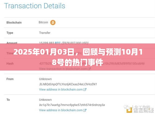 建议，回顾与预测，未来事件展望——十月十八日热门事件聚焦